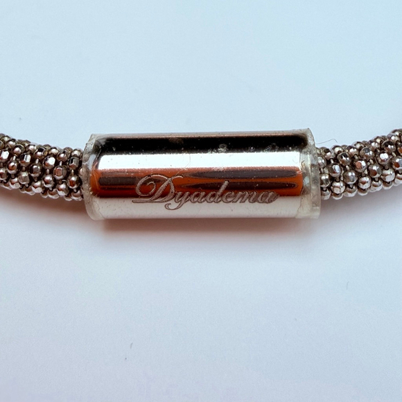 Dyadema Star Dust Swarovski Crystals Rose Gold, Sterling Silver Caviar Bracelet - Picture 6 of 12